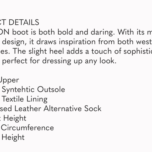 NEW DOLCE VITA Falon Western Leather Booties Black Leather for women 663mn - Picture 9 of 9